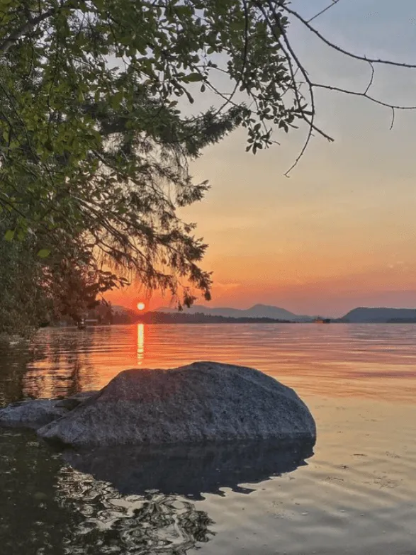 Saltair Summer Sunset